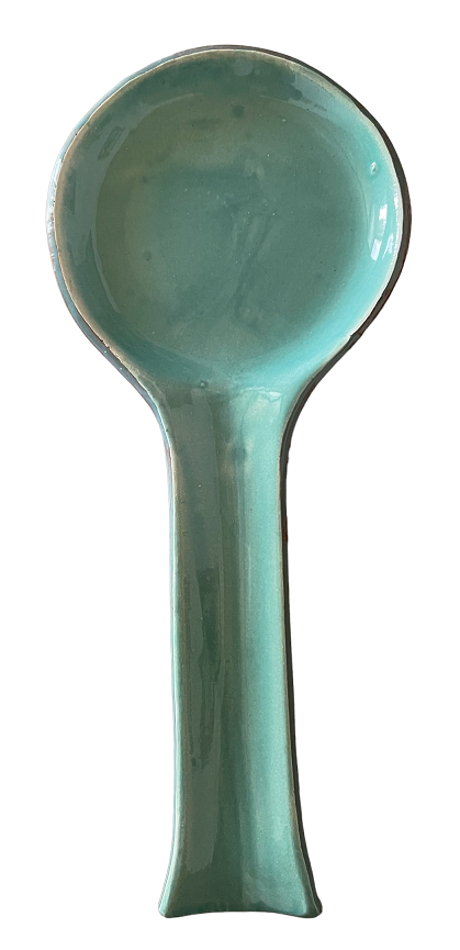 Water Green Ceramic Spoon Holder